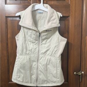 Columbia Women's Off-White Quilted Vest